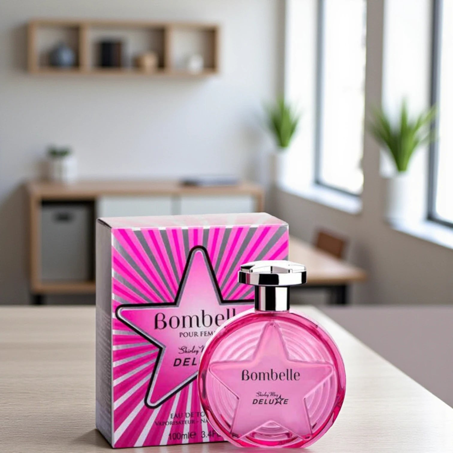 Shirley May Deluxe Bombelle Eau de Toilette for Women – 100ml | Long-Lasting Fragrance with Feminine Elegance | Day & Night Perfume Spray - Damoo