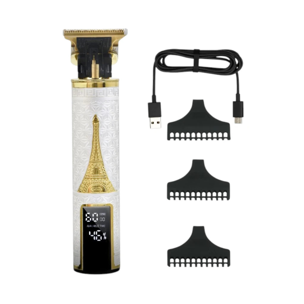 IMPEX Professional Hair Clipper & Beard Trimmer for Men – Rechargeable Cordless Grooming Kit with LED Display, 3-Speed Control, 1200mAh Battery, 2-Hour Runtime, C-Type Charging, 5W Motor - Damoo