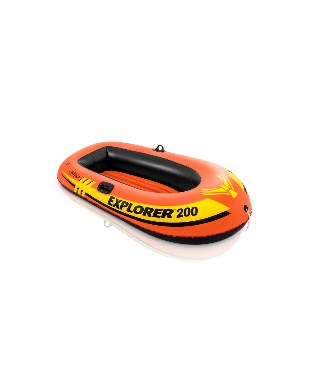 Intex Explorer™ 200 Inflatable Boat Set – 2-Person Raft with Oars & Pump | 185 × 94 × 41 cm | Max Load 95 kg | Pool & Lake Use - Damoo