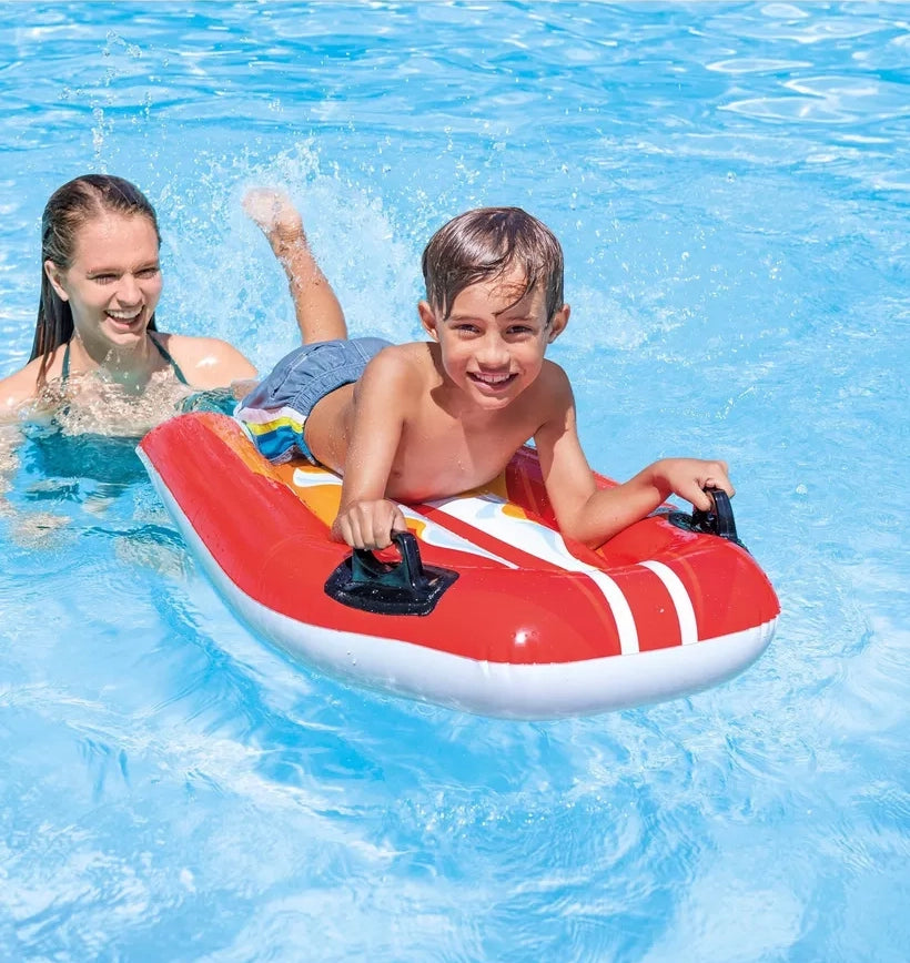 Intex Joy Rider Inflatable Pool Surfboards β Colorful Wave Riders with Dual Grab Handles for Kids - Damoo