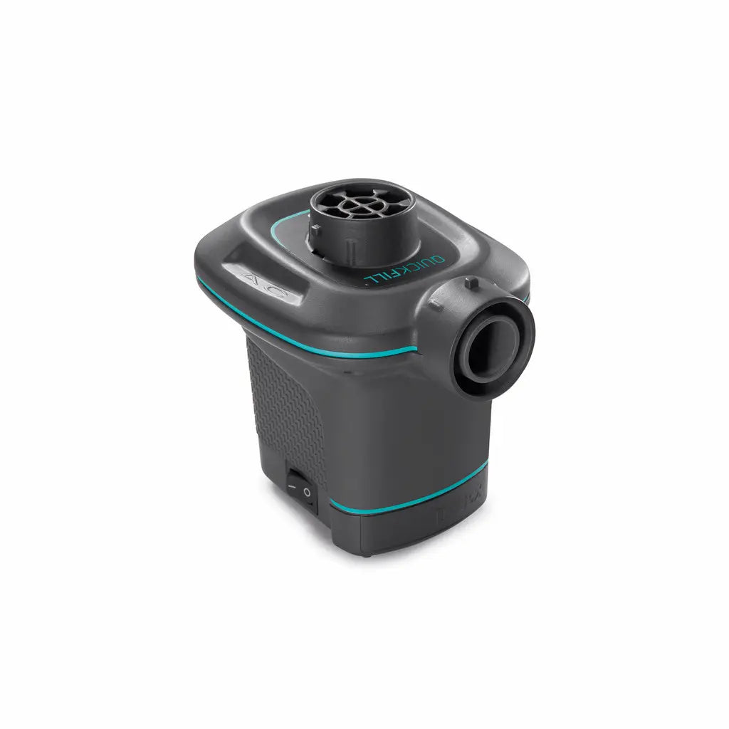 INTEX Quick-Fill AC Electric Air Pump – 650L/min High-Volume Inflator/Deflator with 3 Nozzles, Indoor Use, 220–240V, Fast Air Flow for Mattresses, Floats & Inflatables - Damoo