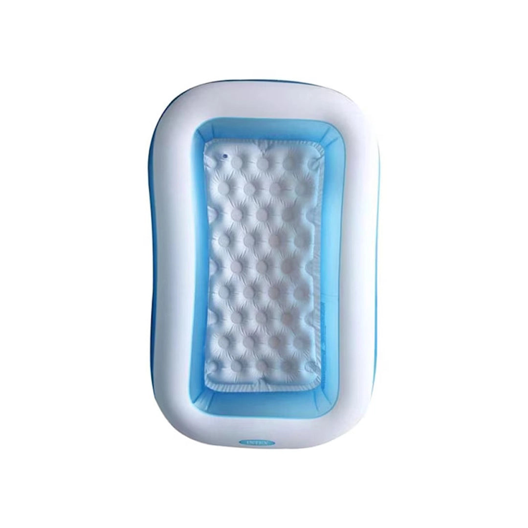 Intex Rectangle Baby Pool β 166 x 100 x 25 cm Inflatable Kiddie Pool for Toddlers Ages 2+ β Compact Backyard Splash Pool for Summer Fun - Damoo