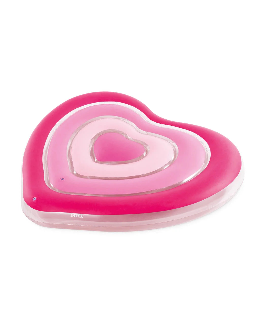 Intex Sweetheart Heart-Shaped Inflatable Pool Float for Adults – Romantic Pink Design with Dual Air Chambers & Repair Patch – Approx. 160 x 142 cm - Damoo