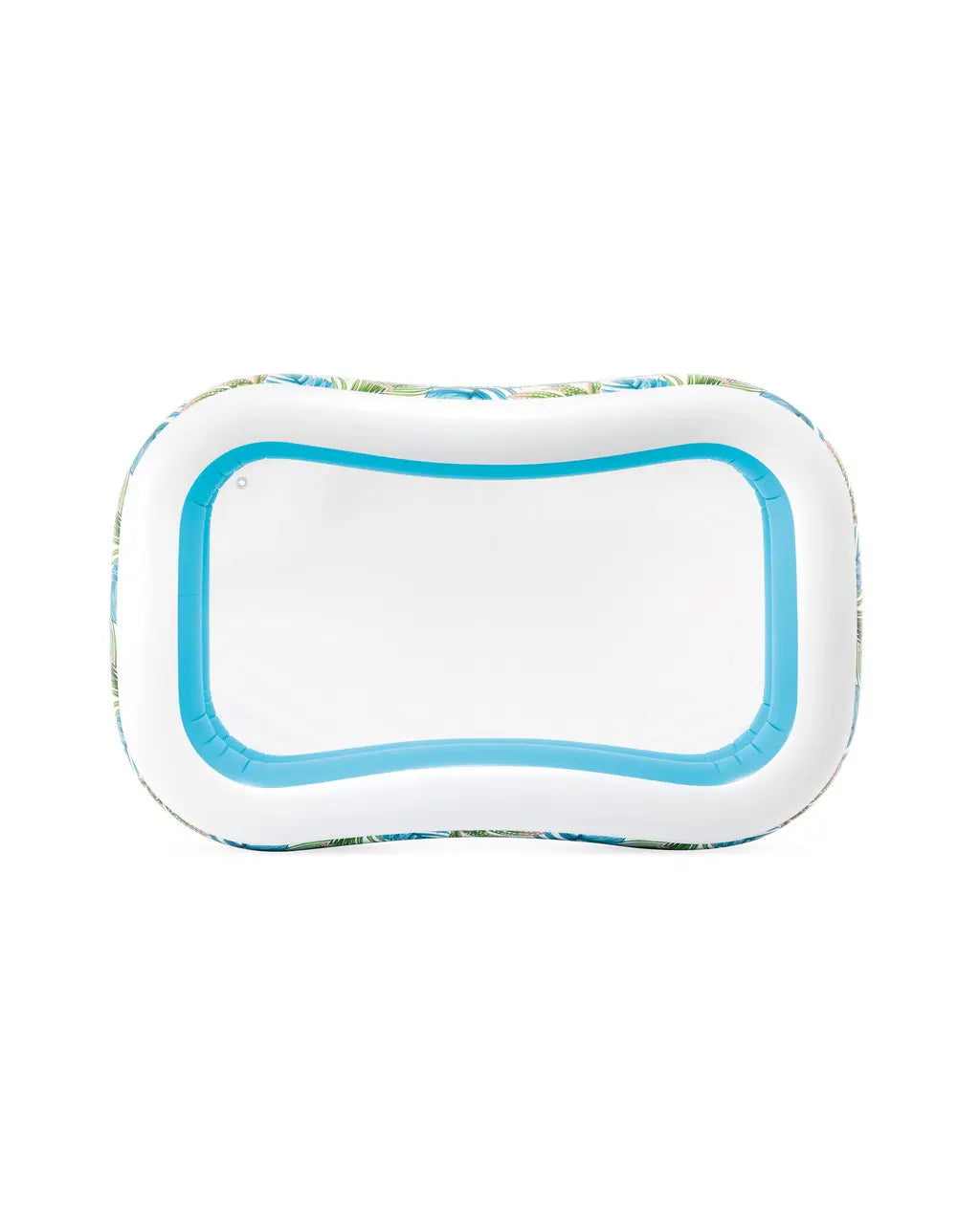 Intex Swim Center Tropical Inflatable Pool β 229cm x 152cm x 48cm, 600L Capacity with Drain Plug, Ages 3+ - Damoo