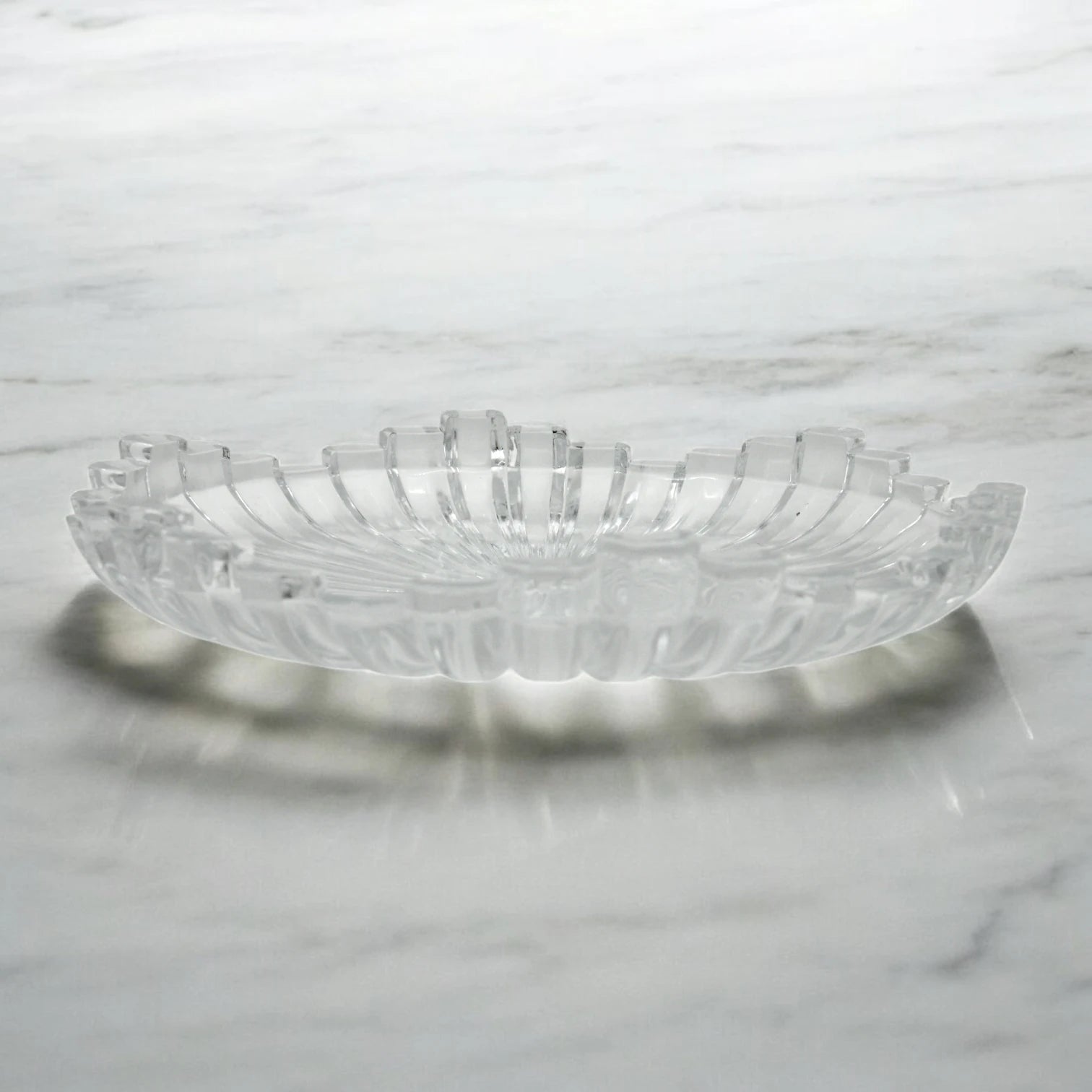 Isfahan 881 Berlin Tempered Glass Plate, 1 Piece - Elegant, Durable & Minimalist Glassware for Everyday Dining & Special Occasions - Damoo