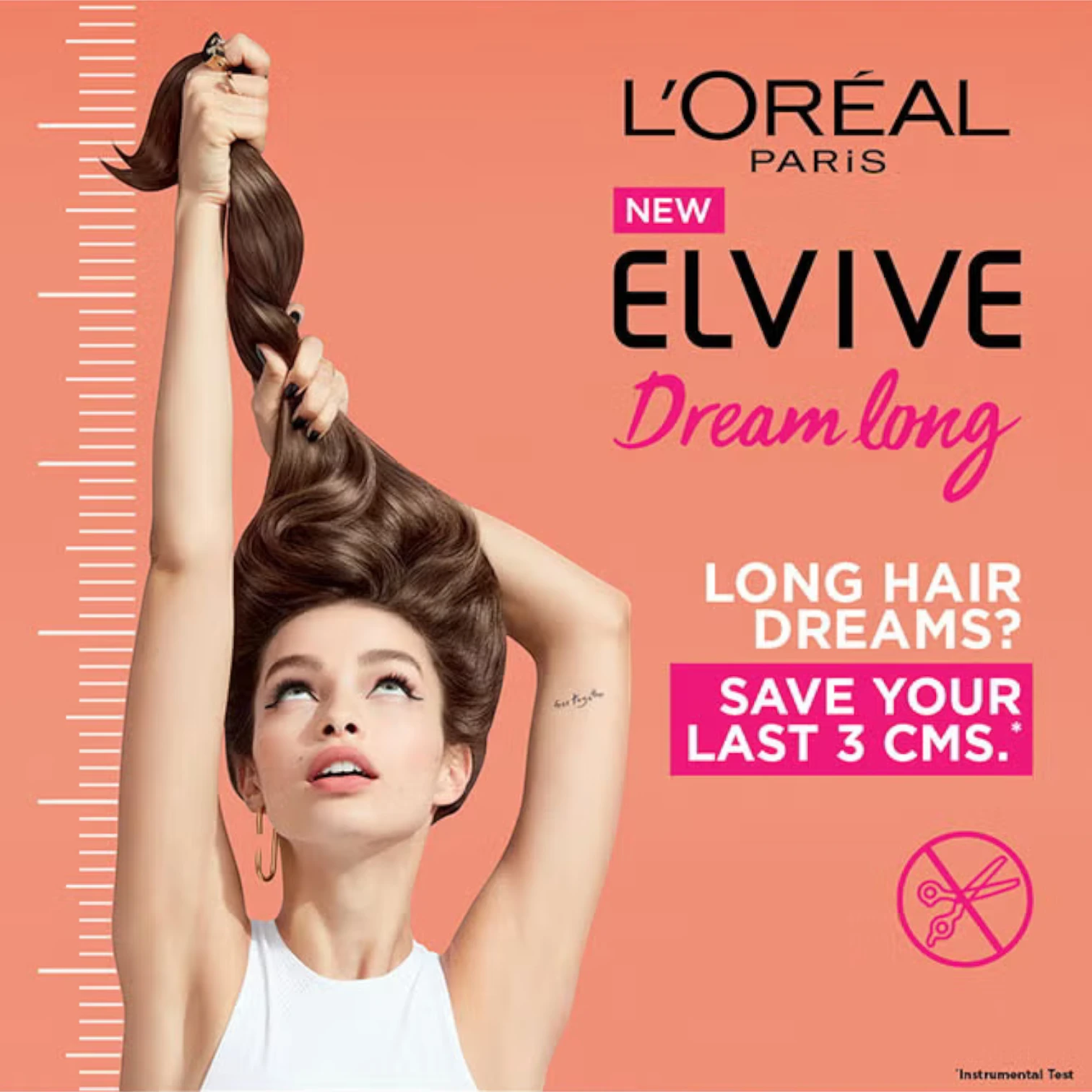 L'Oréal Paris Elvive Dream Long Restoring Shampoo 200ml | With Castor Oil & Vegetal Proteins | Strengthens & Repairs Long Hair with Split Ends - Damoo