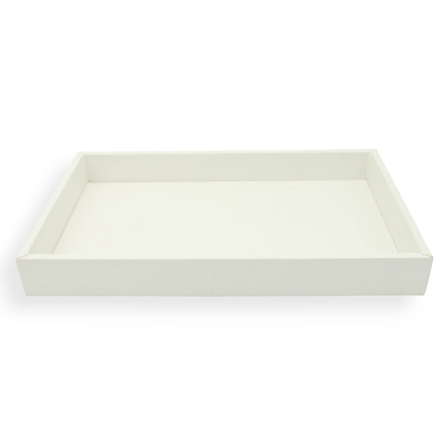 Leather Decorative Serving Tray – Multi-Use Organizer for Food, Perfume, Jewelry & Home Décor - Modern Farmhouse Style - Damoo