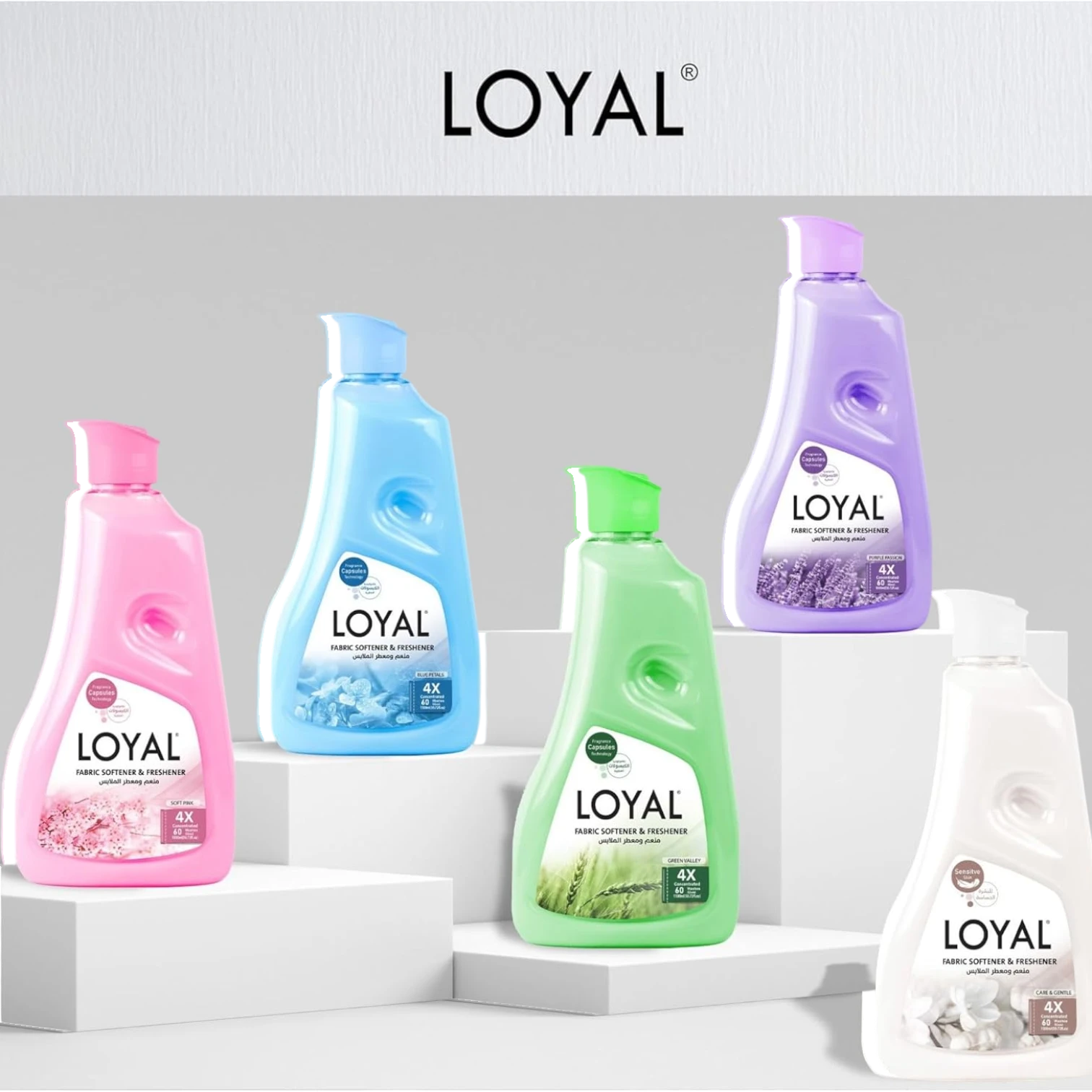 Loyal Fabric Softener – Purple Passion Scent – 1.5L Bottle – Long-Lasting Fragrance Capsules, Wrinkle Protection & Color Care - Damoo