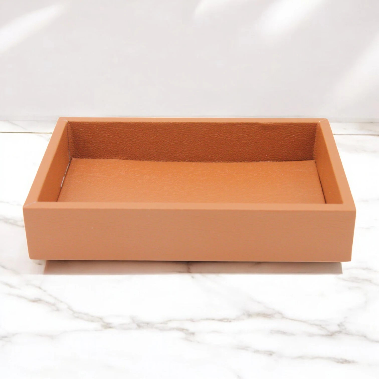 Luxury Leather Serving Tray – Organizer & Food Platter for Home, Office, Parties & Gifting - Damoo