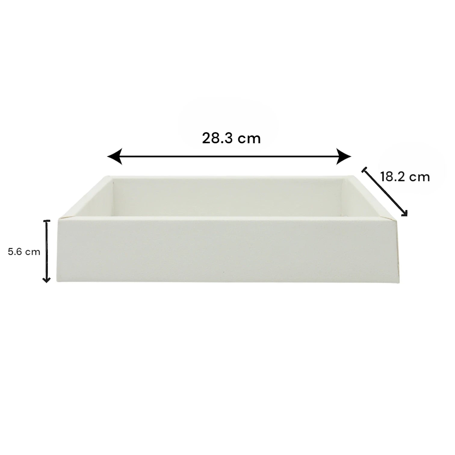 Luxury Leather Serving Tray – Organizer & Food Platter for Home, Office, Parties & Gifting - Damoo
