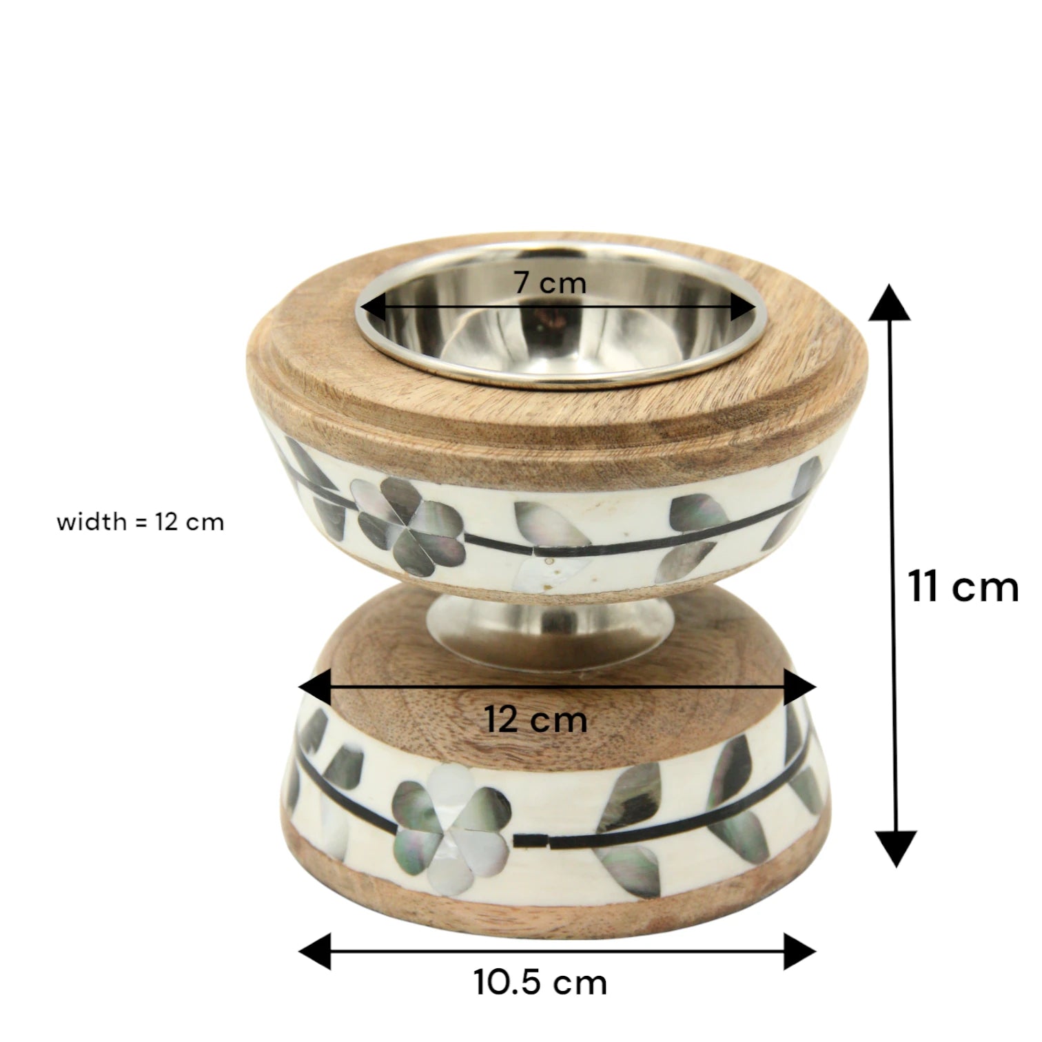 Luxury Wooden Incense Burner Set with Wood – Includes Decorative Mabkhara, Acrylic Bakhoor Storage Box & Matching Tray – Elegant Arabic Home Decor for Majlis & Gifting - Damoo