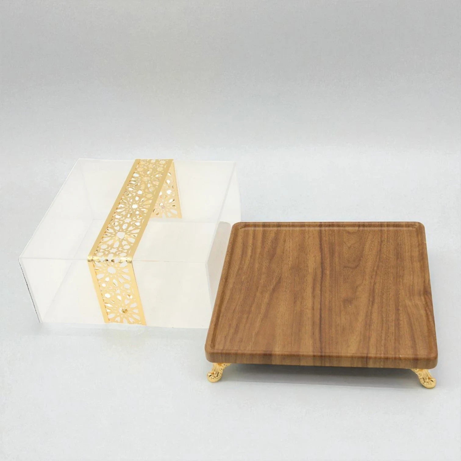 Mayflower Affordable Luxury Decorative Serving Tray – Elegant & Functional Tray for Coffee Table, Dining & Home Décor - Damoo