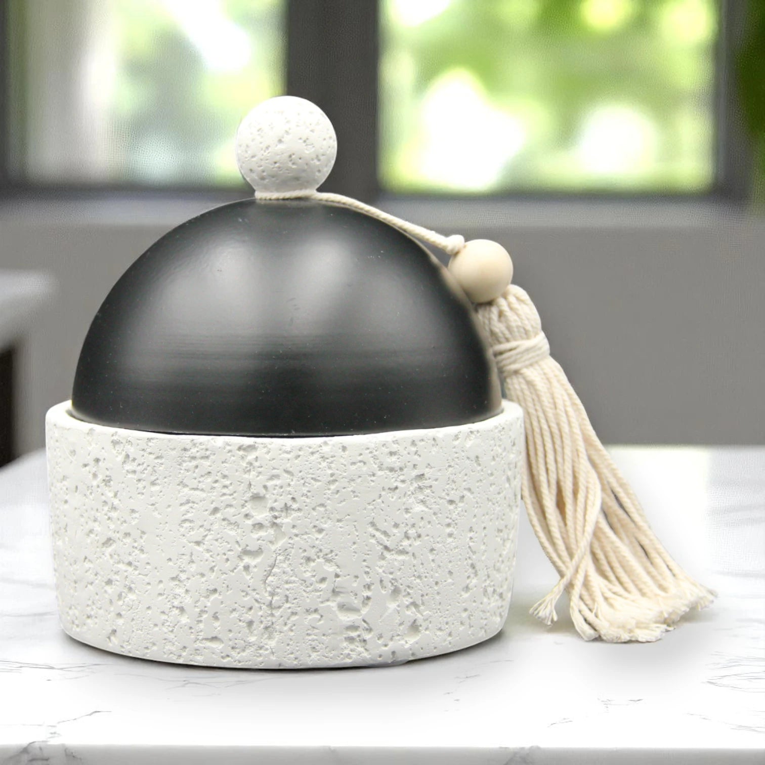 Modern Sculptural Mortar & Pestle Set – Minimalist Design for Culinary, Decor & Ritual Use - Damoo