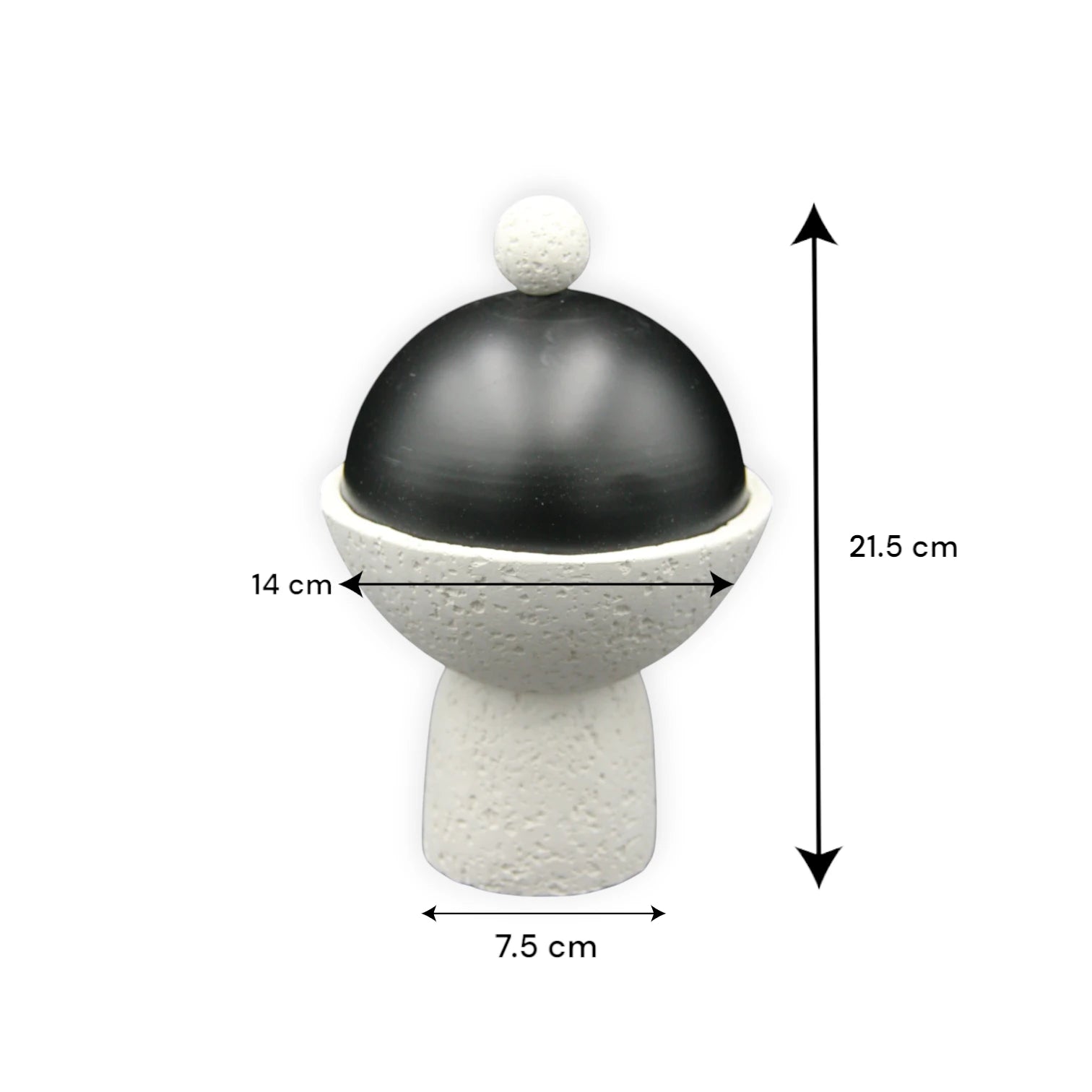Modern Sculptural Mortar & Pestle Set – Minimalist Kitchen Tool & Home Decor Accent - Damoo