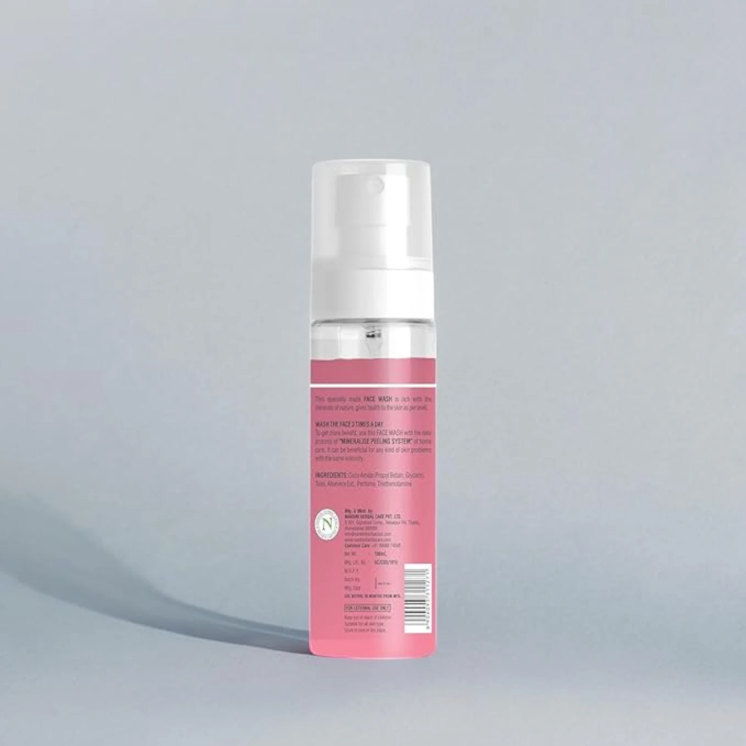 N Plus Professional Mineralise Facewash – Deep Cleansing & Hydrating Gel Cleanser with Essential Minerals – For All Skin Types – 100ml - Damoo