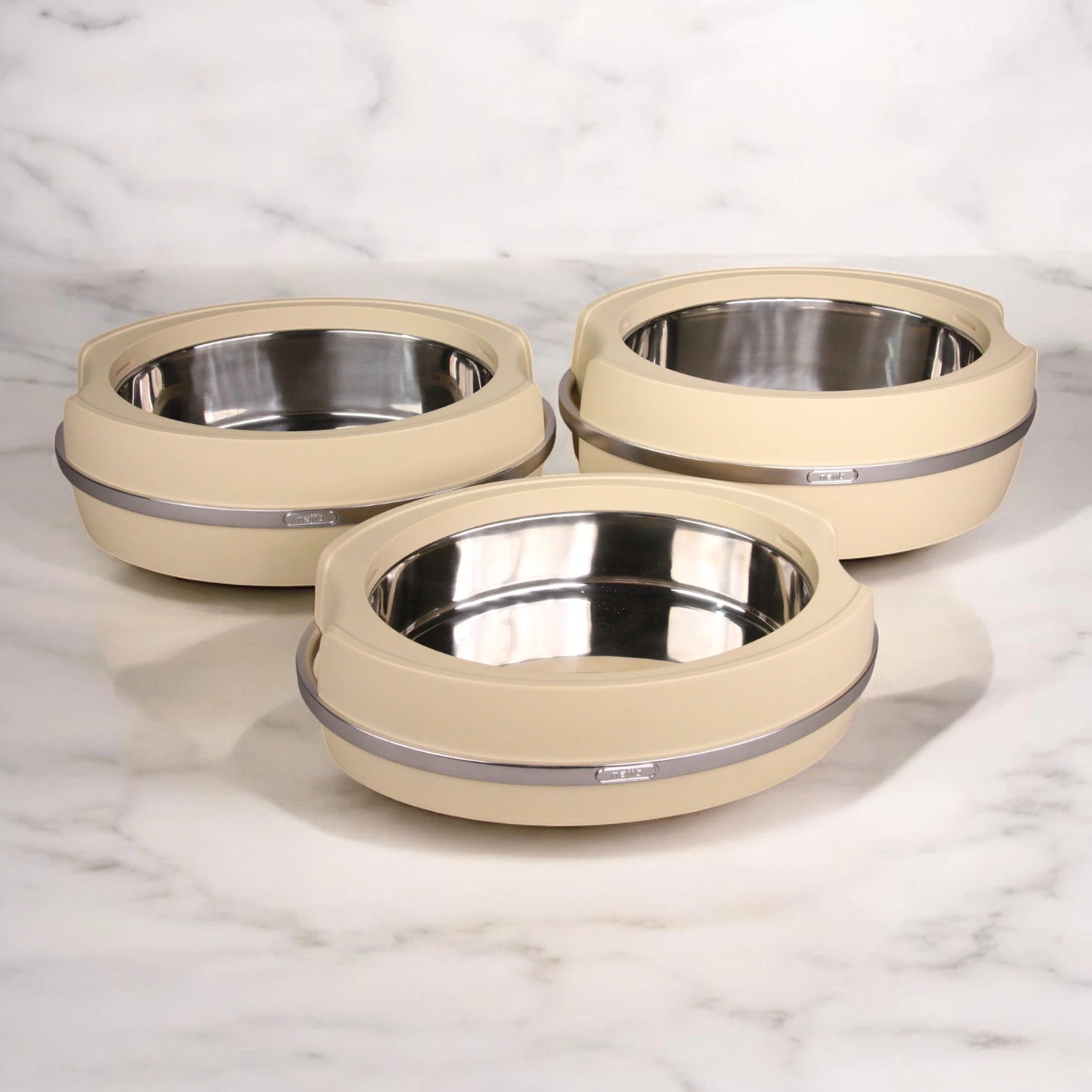 Najib 3-Piece Thermal Food Warmer & Hot Pot Set (2.0L + 2.5L + 3.0L) – Insulated Casserole Containers for Biryani, Roti & More | Eco-Friendly & Long-Lasting Heat Retention - Damoo