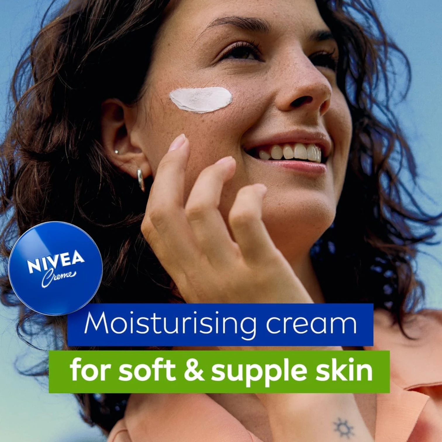 NIVEA Creme Tin Pack of 3 (150ml each) – Intensive Moisturizing Cream for Face, Hands & Body - Daily Use for All Skin Types, Paraben-Free, Dermatologically Tested - Damoo