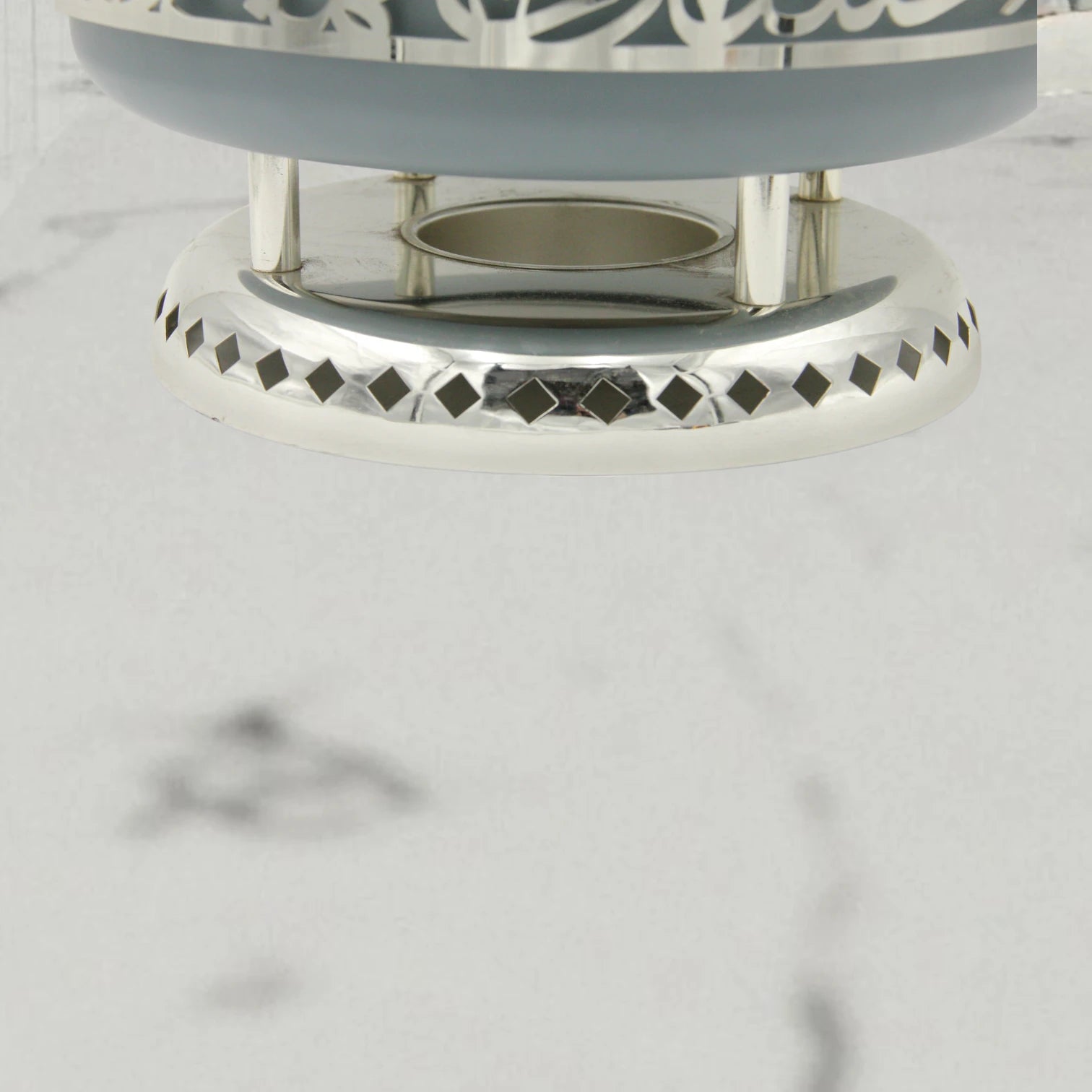 Otantik Luxury Arabic Buffet Serving Dish with Lid 6 Liter – Stainless Steel Warmer & Ceramic Insert for Hot Food, Events & Majlis Hosting- Jiwar Collection - Damoo