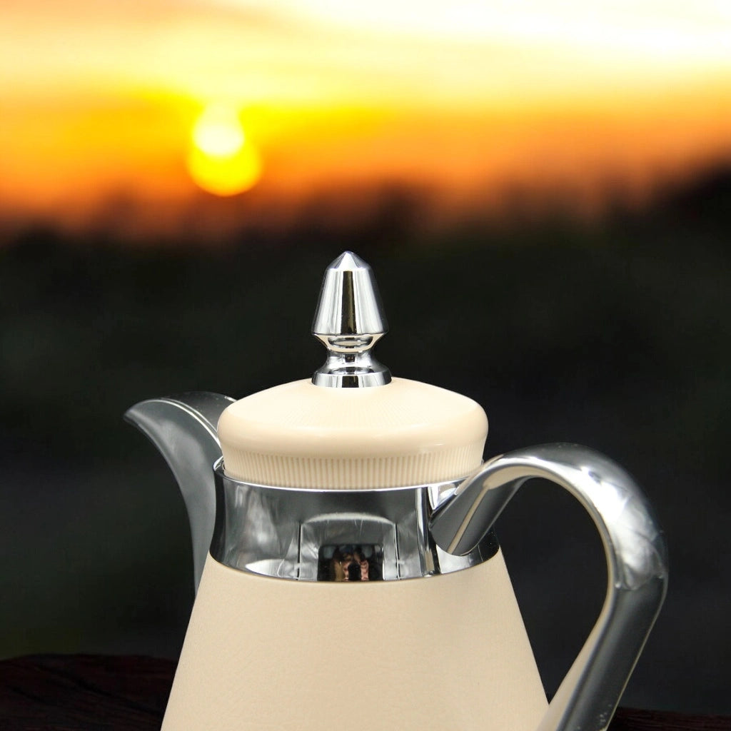 Parati Vacuum Jug Set – 0.35L + 0.5L | Double Wall High Vacuum | Borosilicate Glass & Food-Grade Silicone | 12H Hot / 24H Cold | Premium Heat Retention - Damoo