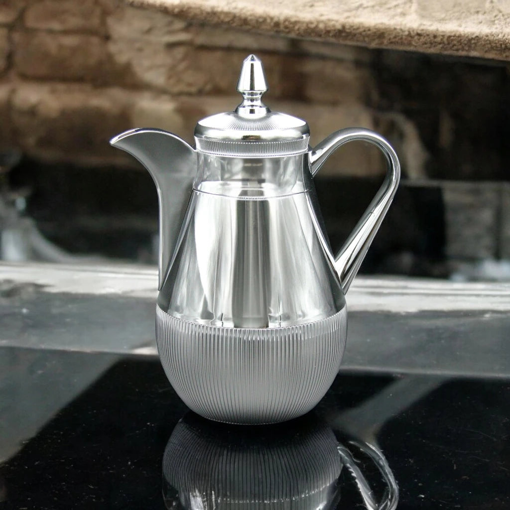 Parati Vacuum Jug Set – 0.35L + 0.5L | Double Wall High Vacuum | Borosilicate Glass & Food-Grade Silicone | 12H Hot / 24H Cold | Premium Heat Retention - Damoo