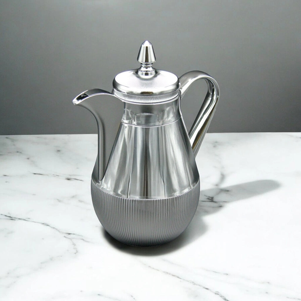 Parati Vacuum Jug Set – 0.35L + 0.5L | Double Wall High Vacuum | Borosilicate Glass & Food-Grade Silicone | 12H Hot / 24H Cold | Premium Heat Retention - Damoo