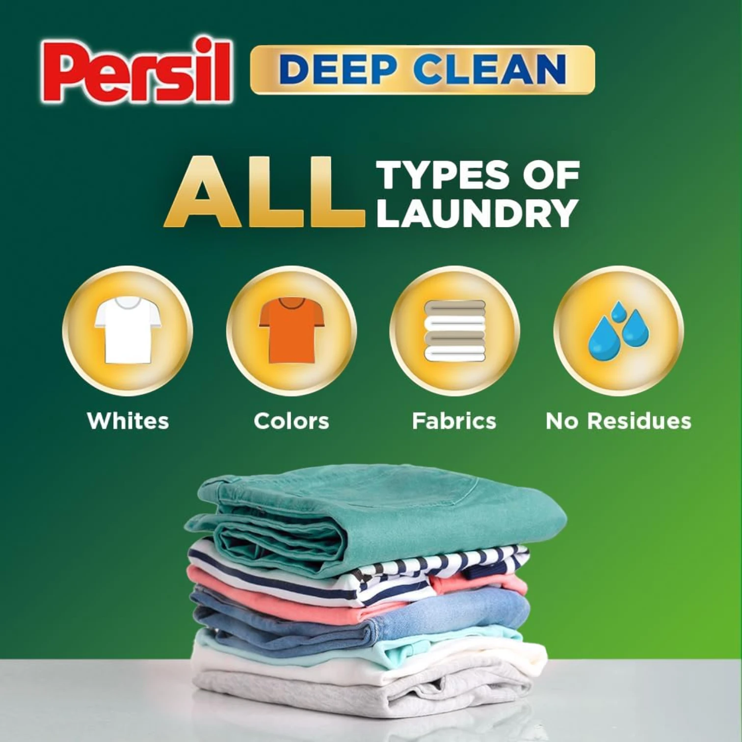 Persil Power Gel Liquid Laundry Detergent – White Flower, 2.9L + 1L Free | Deep Clean German Technology | Long-Lasting Freshness & Fabric Safe - Damoo