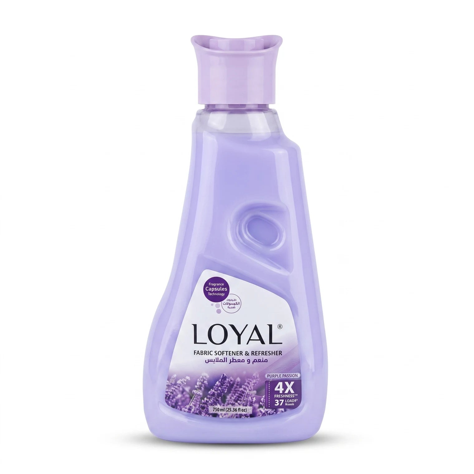 LOYAL Fabric Softener & Refresher Purple Passion 750ml | Fragrance Capsules Technology | 4X Freshness | 37 Loads