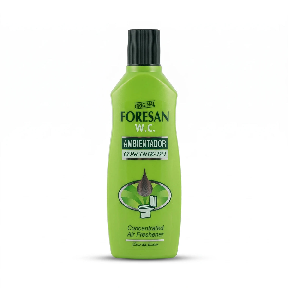 FORESAN Original W.C. Concentrated Air Freshener – Green Bottle for Toilet Areas