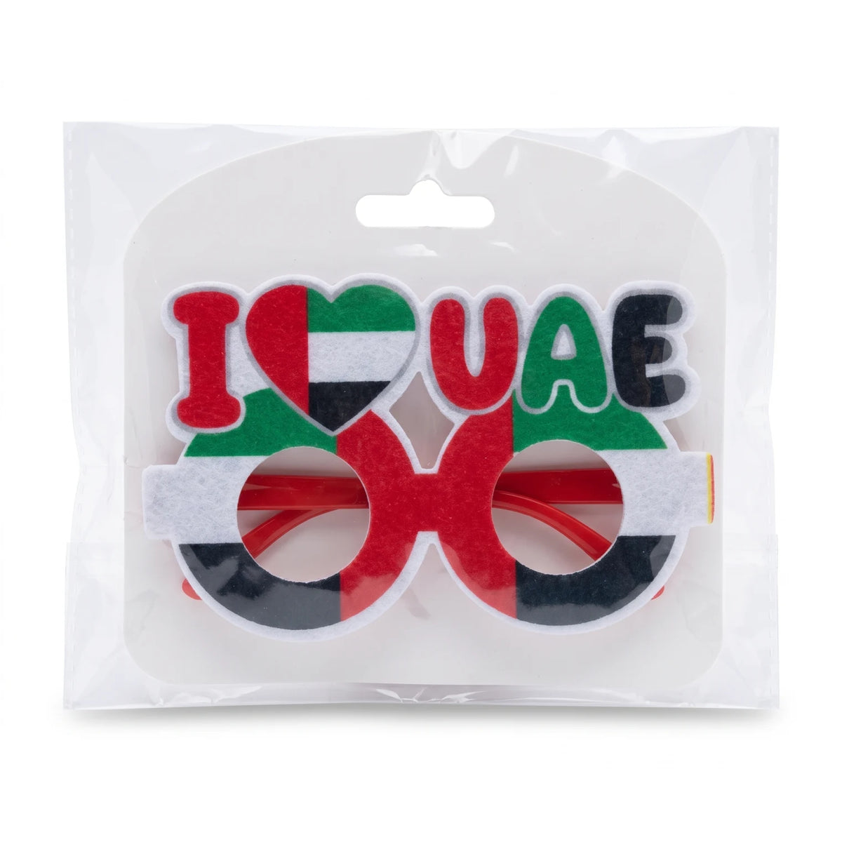 UAE Color Decor Glass for Children β Red, Green, Black, Gray, White & Beige | National Day and Flag Day Display Craft