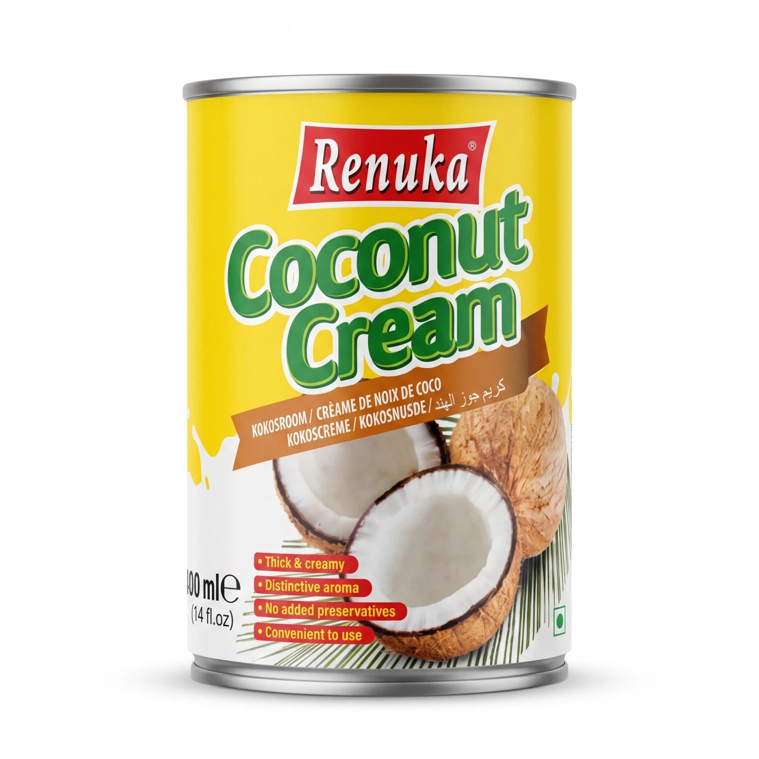 Renuka coconut cream 400 Ml – Thick & Creamy Coconut Cream with Distinctive Aroma