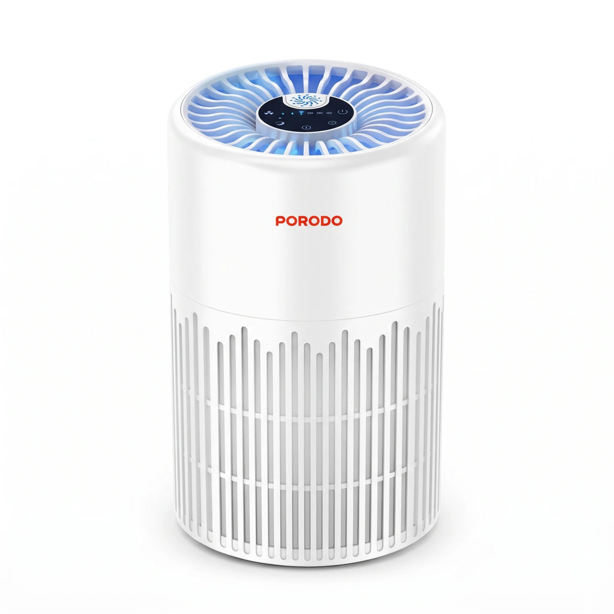 PORODO PUREA Smart Air Purifier – White | 3-Layer H13 HEPA Filter | 60 m³/h Airflow | 3 Fan Speeds