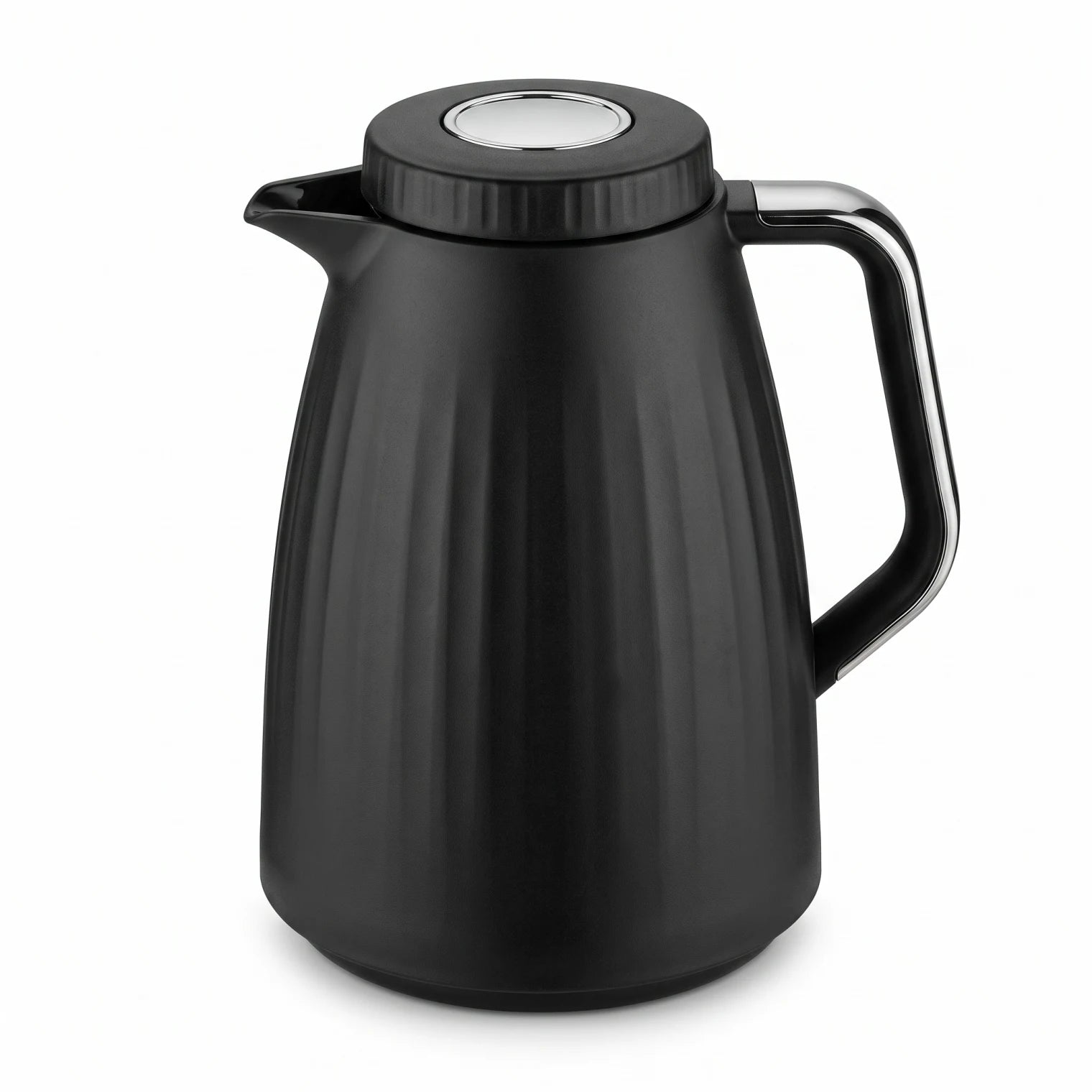 BAYTIX Vacuum Flask 1.0 Liter – Black Insulated Beverage Carafe | Leak Proof, Keeps Drinks Hot or Cold