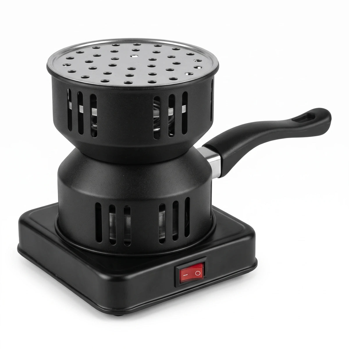 Top quality hot plate – Electric Black Hot Plate | Round Heating Surface, Power Switch and Cord | Compact Cooking Appliance