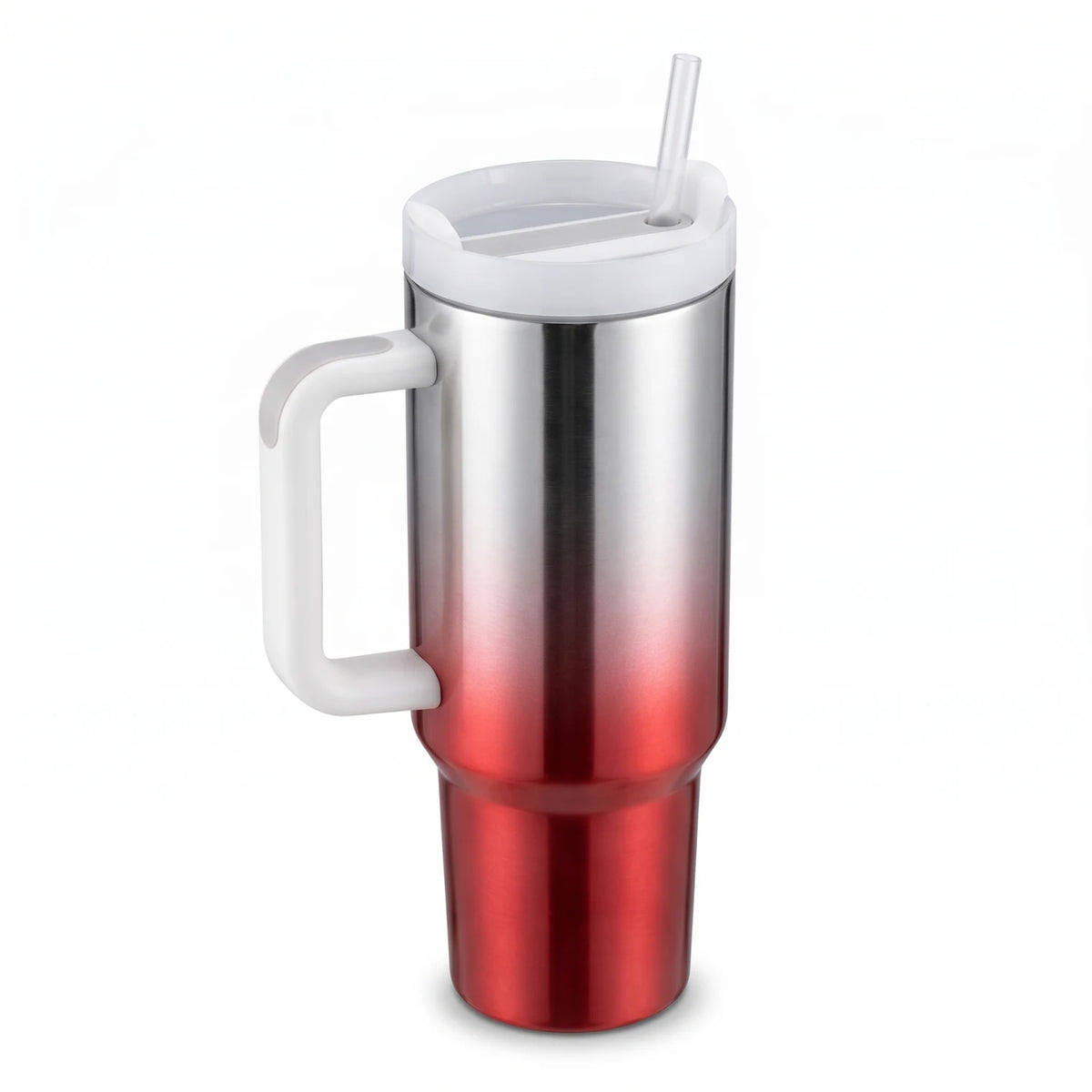 Steel Cylindrical Handled Countertop Vessel – 27cm Height | 10cm Plastic Cap | 8cm Base | Plastic Handle