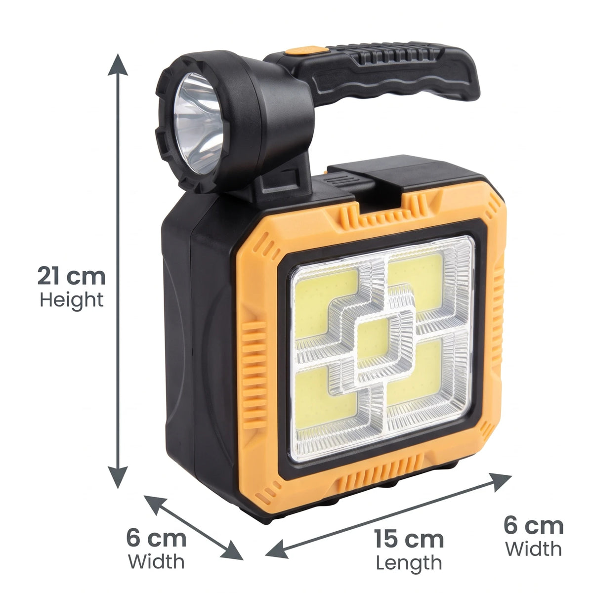 Hotter Mouse Solar portable Lamp – 21 cm Height x 6 cm Width x 15 cm Length | Portable Solar Lighting