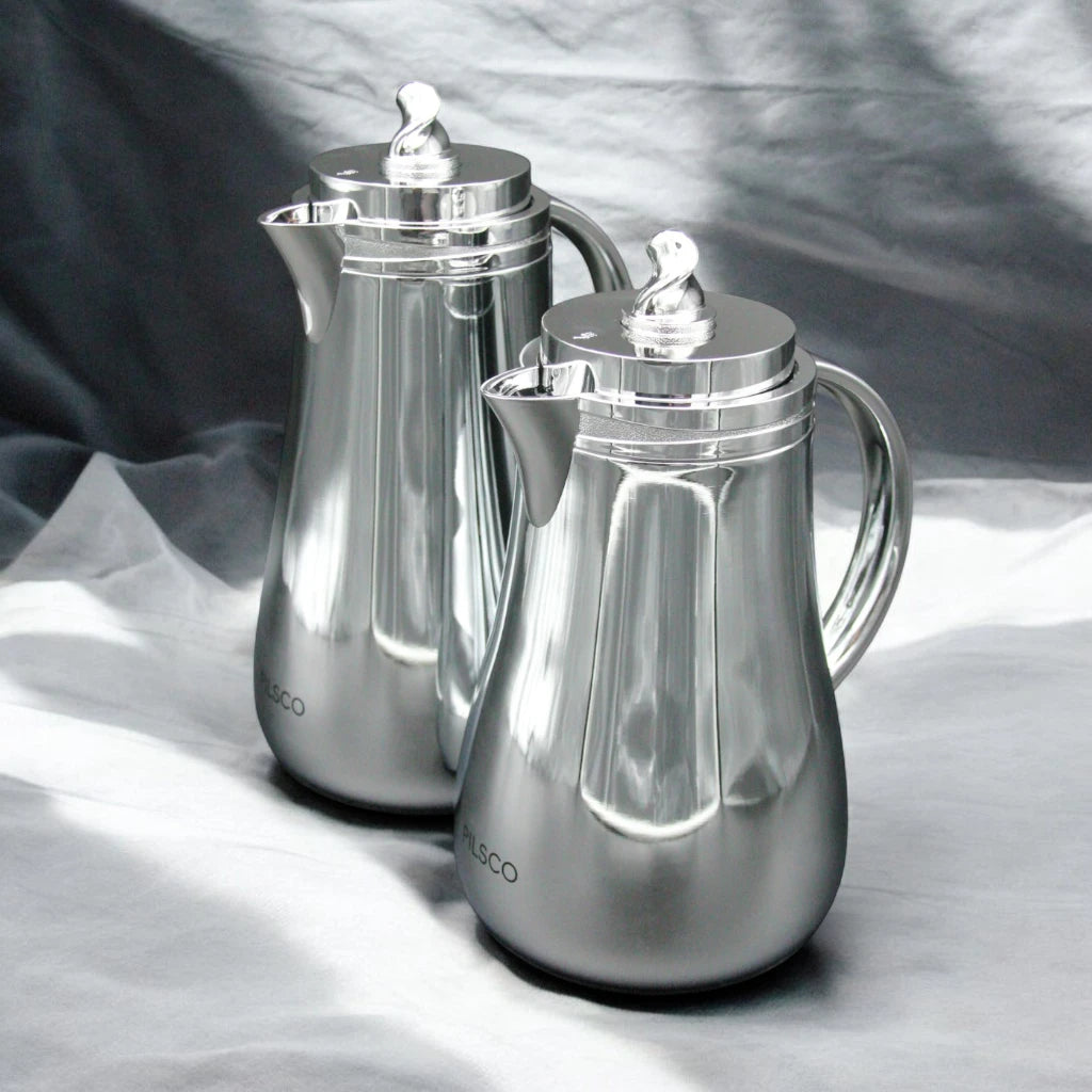 Pilsco Vacuum Jug Set – 2-Piece Original & Patented Design (0.7L + 1.0L) – Food-Grade, Leak-Proof, Eco-Friendly Thermos Jugs for Hot & Cold Drinks - Damoo
