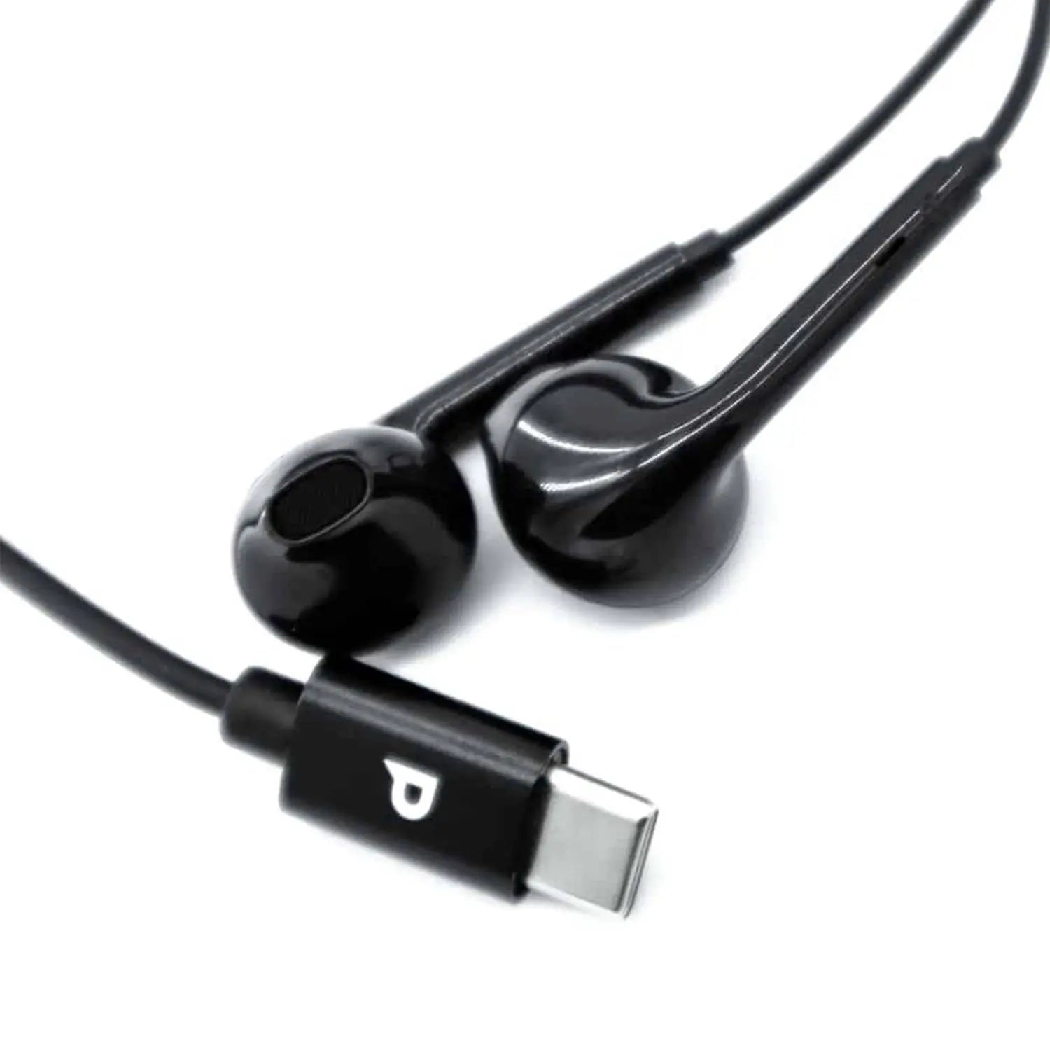 Powerology Type-C Stereo Earphones (1.2m) – HD Sound, Comfortable Fit, Compatible with All USB-C Devices including iPhone 15 Series - Damoo