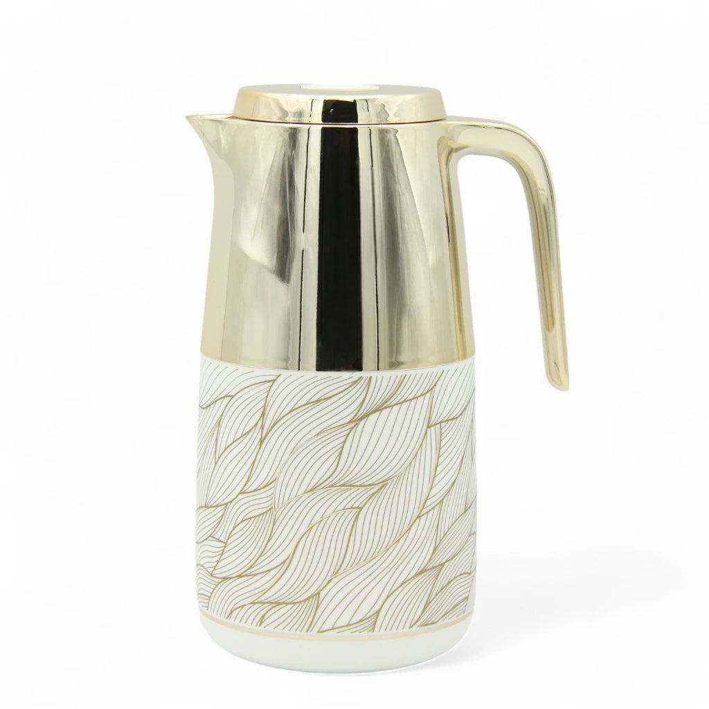 Regal 1.0L Thermal Vacuum Jug – Keeps Beverages Hot for 12H & Cold for 24H | Double Wall Glass Refill | BPA-Free | Ideal for Home, Office & Travel - Damoo
