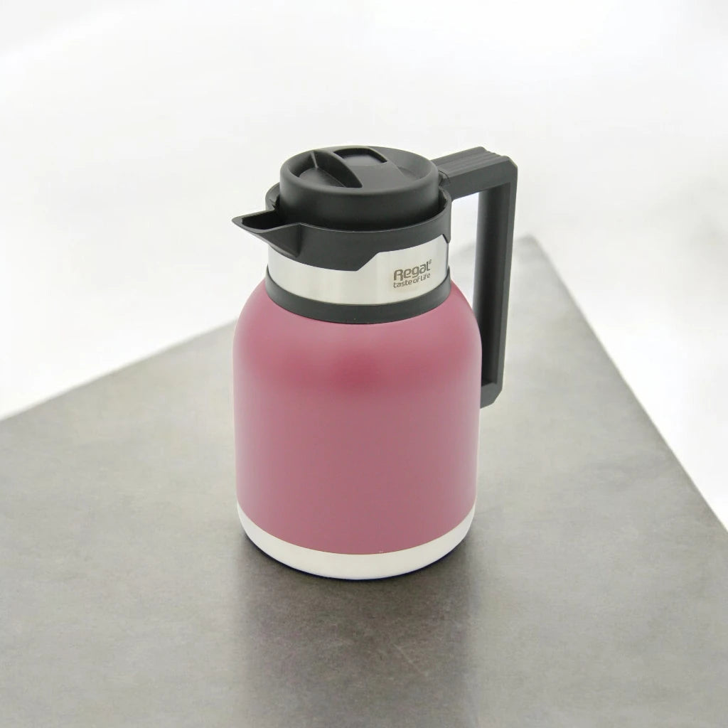 Regal 1.5L Vacuum Insulated Jug – Hot & Cold Beverage Thermos Flask with Stainless Steel Liner | Keeps Drinks Hot for 12 Hours & Cold for 24 Hours - TSC-UQ - Damoo