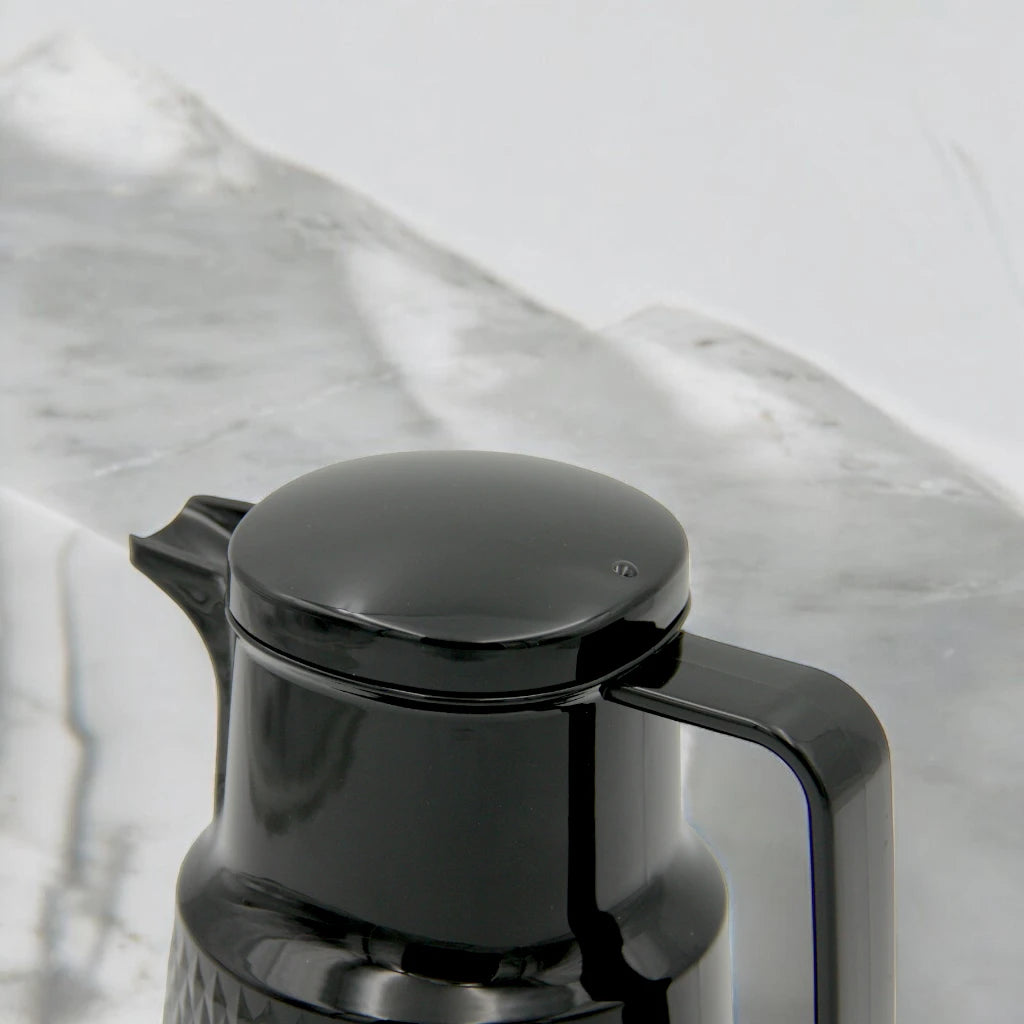 Regal Air Pot Glass Liner 0.5L β Premium Insulated Beverage Dispenser - Keeps Drinks Hot for 12 Hours, Cold for 24 Hours - Durable Glass Liner, Easy Pour, Ideal for Coffee, Tea, and Hot Water - REQ - Damoo