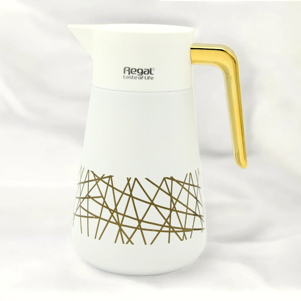 Regal Vacuum Jug 1.0L – Double Wall Stainless Steel Flask – 24H Hot & Cold Retention – Model TSC04 - Damoo