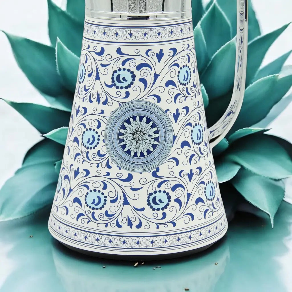 Regal Vacuum Jug Set – Double Wall Thermal Insulation | 0.5L + 1.0L | Keeps Drinks Hot for 12h & Cold for 24h – Taste of Life Collection (Silver) - Damoo