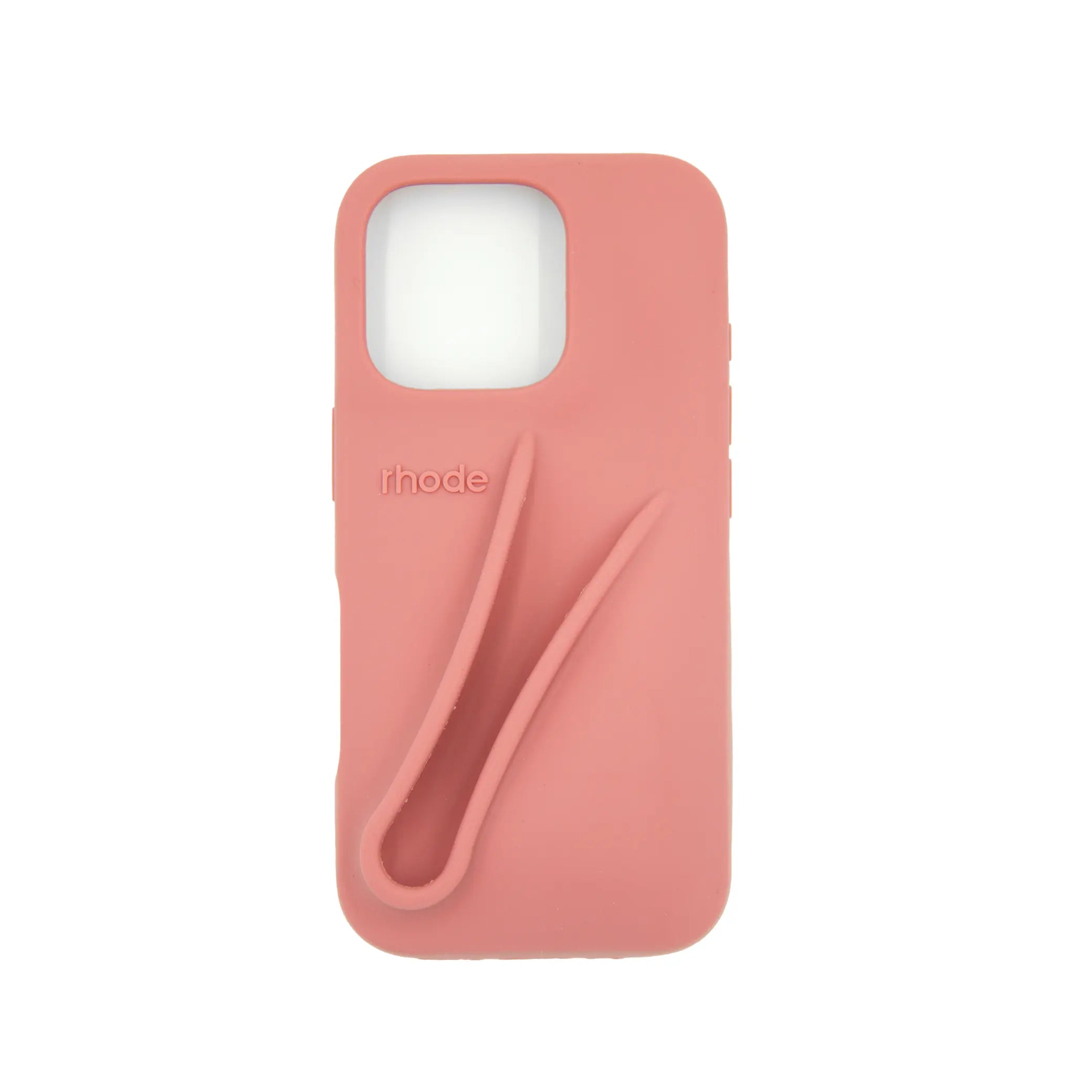 Rhode Lipstick Case for IPhone β Silicone Shockproof Cover with Built-In Lip Gloss Holder β Stylish Protective Phone Case with Matching Lipstick - Damoo