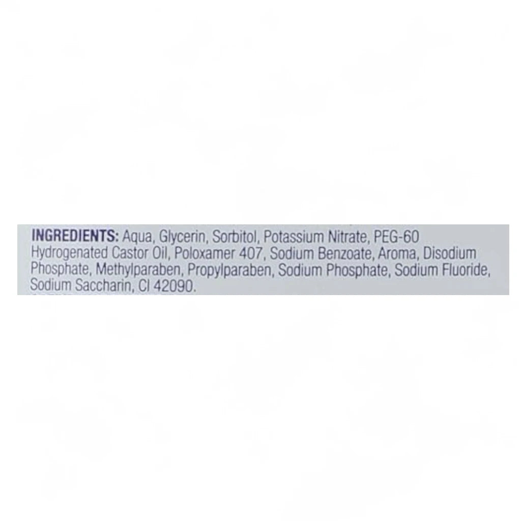 Sensodyne Mouthwash for Sensitive Teeth 500ml – Alcohol-Free, Cool Mint Flavor | Fluoride Mouth Rinse for Fresh Breath & Daily Oral Care - Damoo