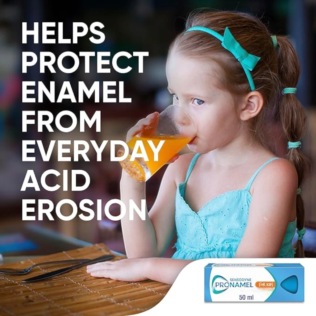 Sensodyne Pronamel Kids Toothpaste 50ml | For Ages 0–2 Years | Enamel Protection & Cavity Prevention | No Artificial Flavours or Sweeteners | Dentist-Recommended Baby Toothpaste - Damoo