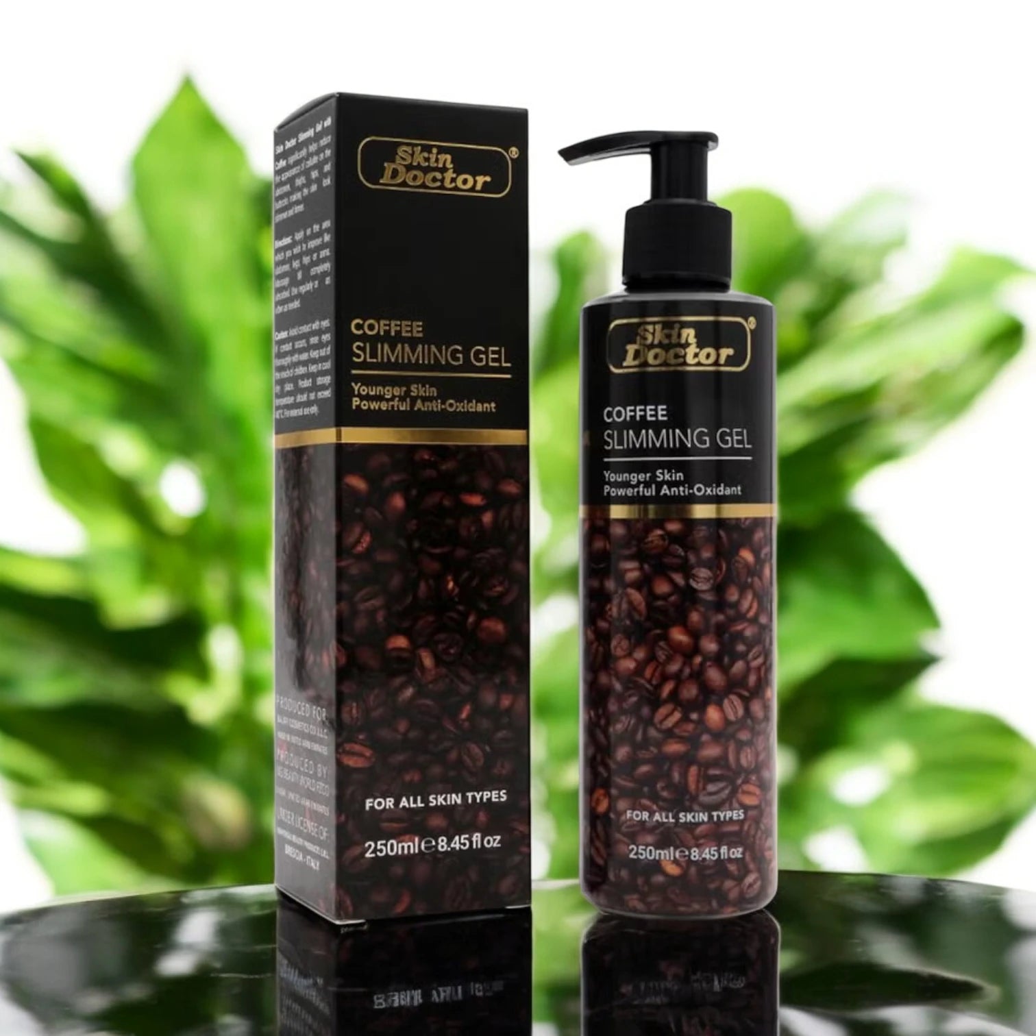 Skin Doctor Coffee Slimming Gel 250ml – Anti-Cellulite, Firming & Skin Smoothing Gel for All Skin Types - Damoo