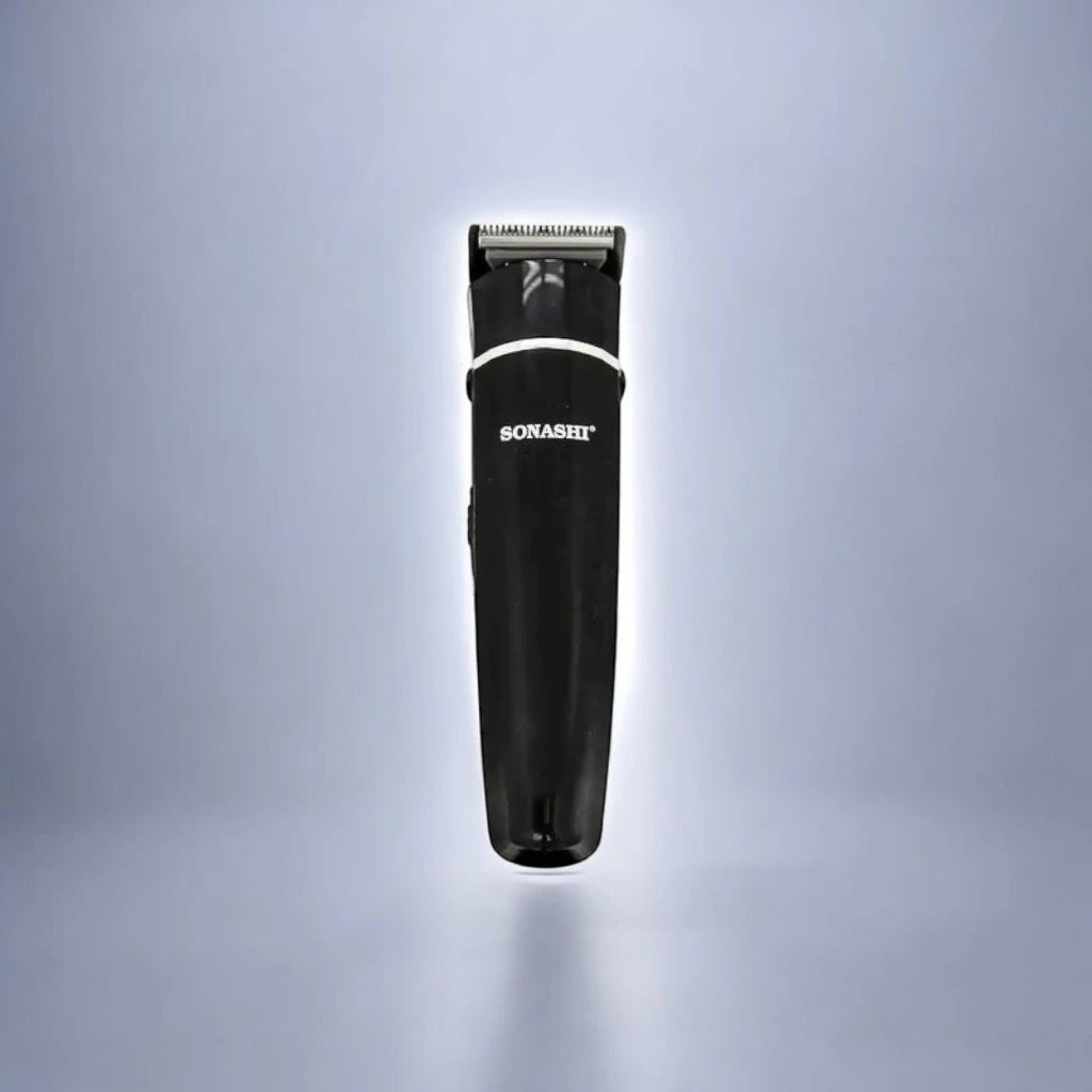 Sonashi 7-in-1 Rechargeable Hair Clipper for Men – Full Size & Precision Trimmer, Stainless Steel Blades, 45-Min Runtime, Rotary Motor, Grey - SHC-1014 - Damoo