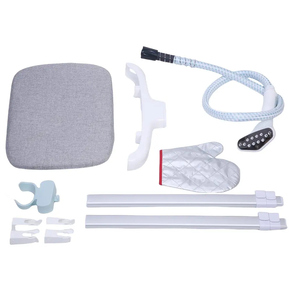 Sonashi SGS-325 Garment Steamer 1800W – Heavy-Duty Fabric Steamer with 1.8L Water Tank, Auto Shut-Off, Overheat Protection, Traditional Ironing Platform & Full Accessories for Home and Professional Use - Damoo