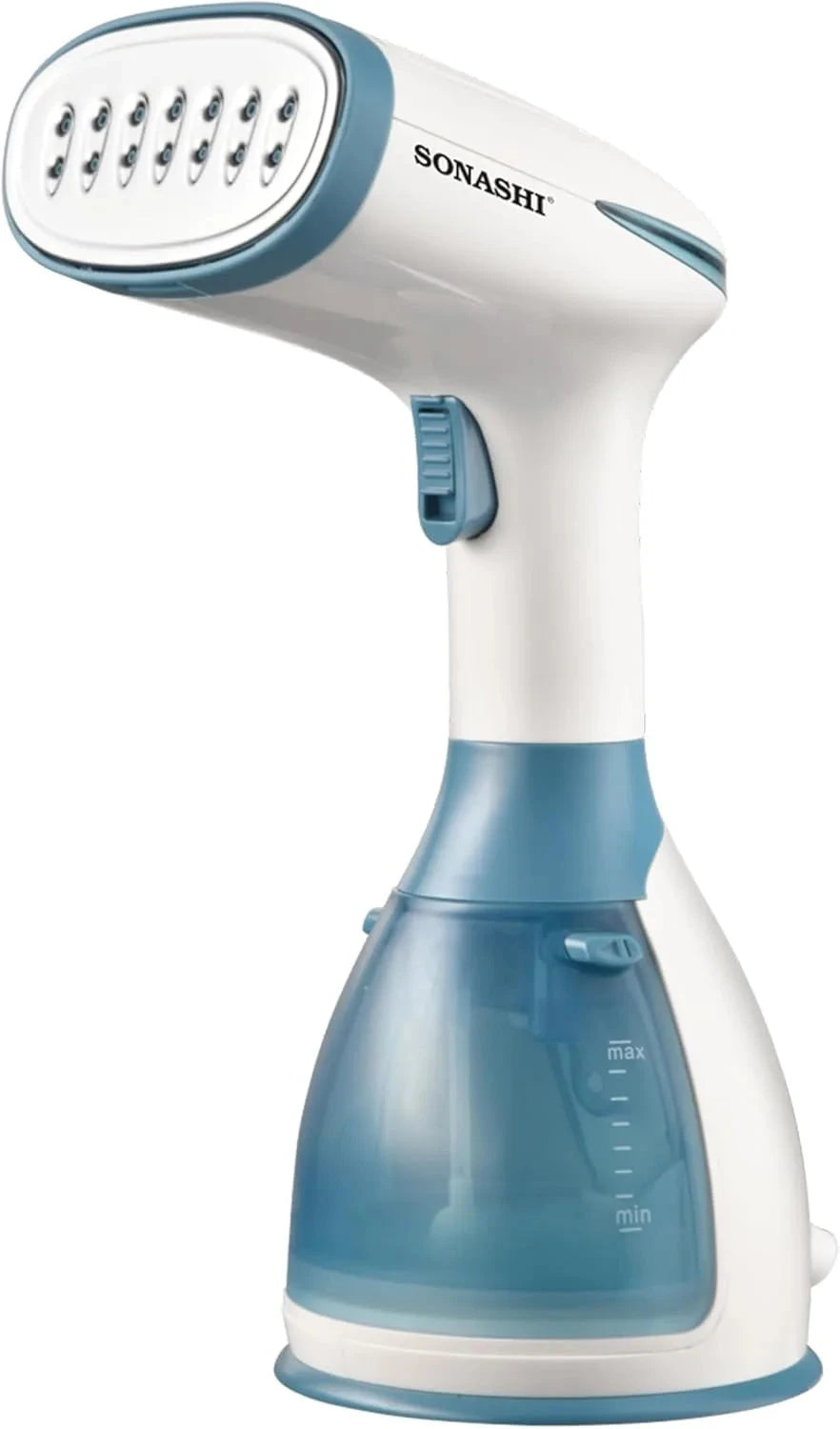 Sonashi SGS-327 Handheld Garment Steamer – 1500W Powerful Clothes Steamer with 280ml Detachable Tank, 25–30g/min Steam Rate & Stainless Steel Panel – Portable Fabric Steamer for Travel and Home - Damoo