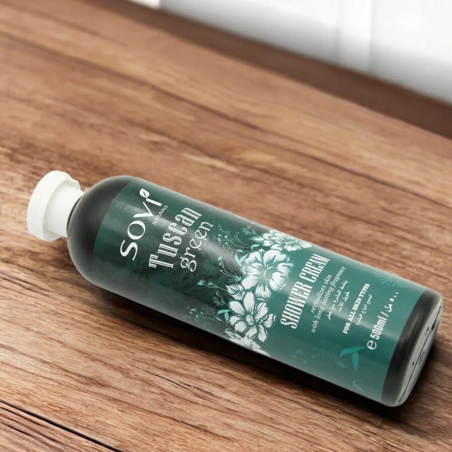 Sovi Naturals Tuscan Green Shower Cream – 500ml | Refreshing Daily Body Wash with Long-Lasting Fragrance & Skin Revitalizing Formula for All Skin Types - Damoo